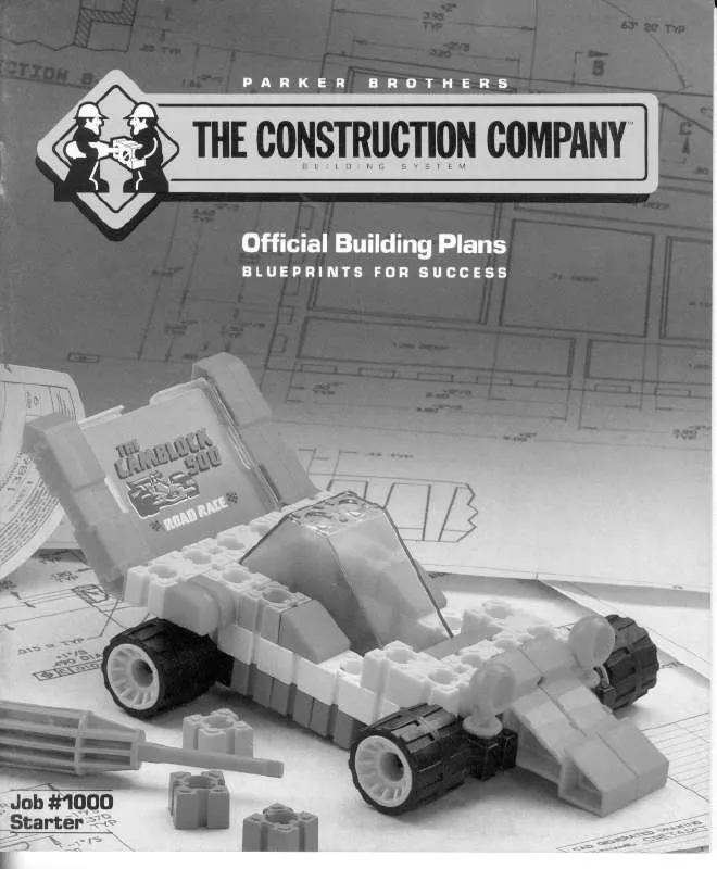 Mode d'emploi HASBRO CONSTRUCTION COMPANY OFFICIAL BUILDING PLANS STARTER