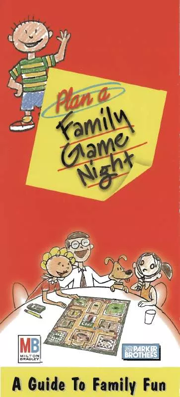 Mode d'emploi HASBRO FAMILY GAME NIGHT