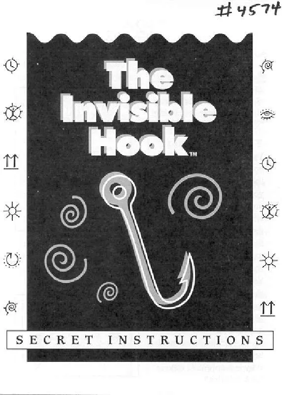 Mode d'emploi HASBRO INVISIBLE HOOK THE
