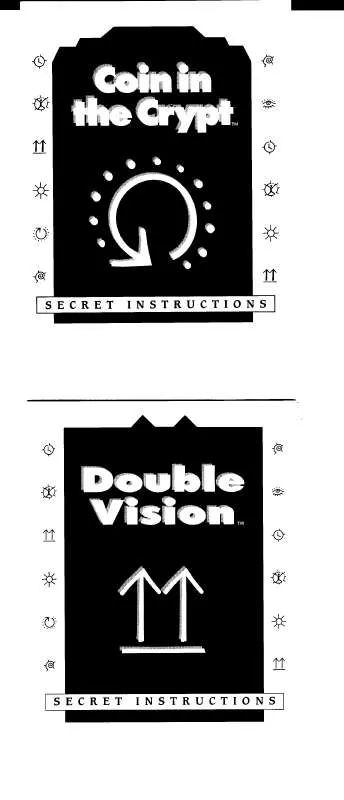 Mode d'emploi HASBRO MAGIC WORKS-COIN IN THE CRYPT AND DOUBLE VISION
