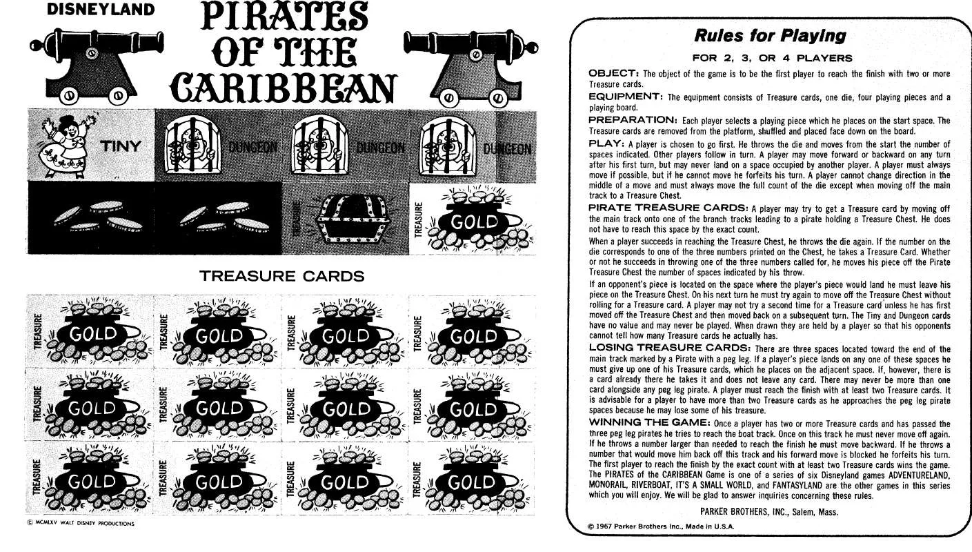Mode d'emploi HASBRO PIRATES OF THE CARIBBEAN