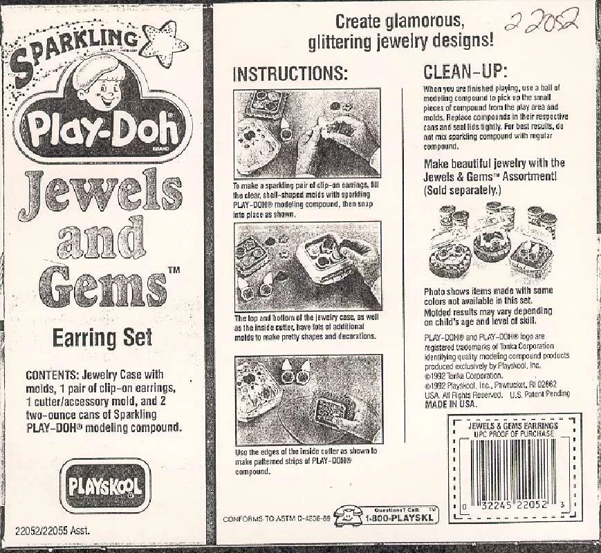 Mode d'emploi HASBRO PLAY-DOH JEWELS AND GEMS