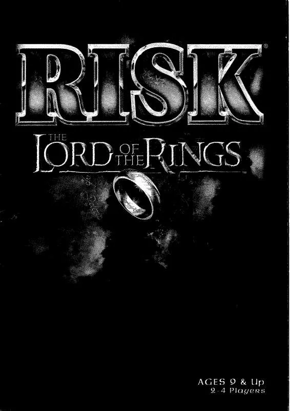 Mode d'emploi HASBRO RISK LORD OF THE RINGS EDITION