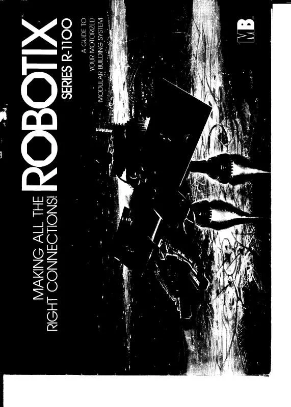 Mode d'emploi HASBRO ROBOTIX R-1100 1985