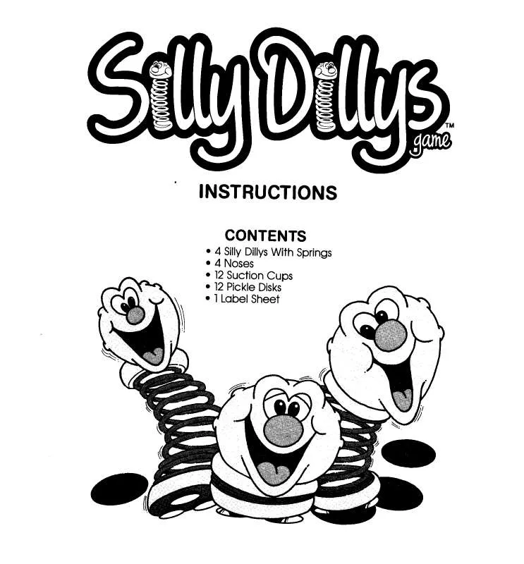 Mode d'emploi HASBRO SILLY DILLYS