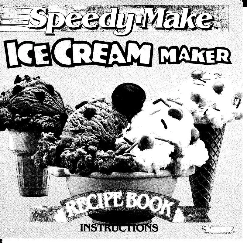Mode d'emploi HASBRO SPEEDY MAKE ICE CREAM MAKER