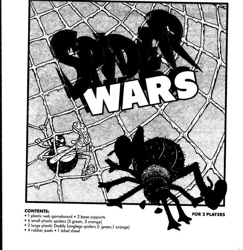Mode d'emploi HASBRO SPIDER WARS