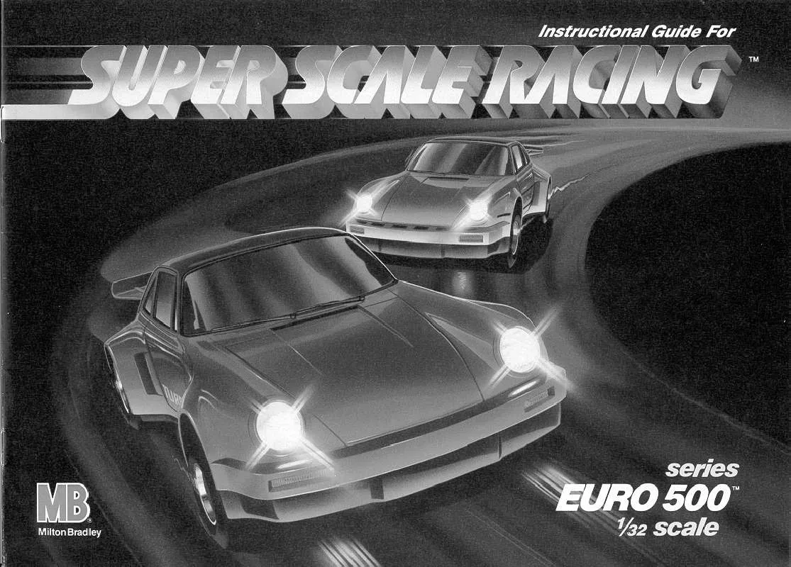 Mode d'emploi HASBRO SUPER SCALE RACING-EURO 500