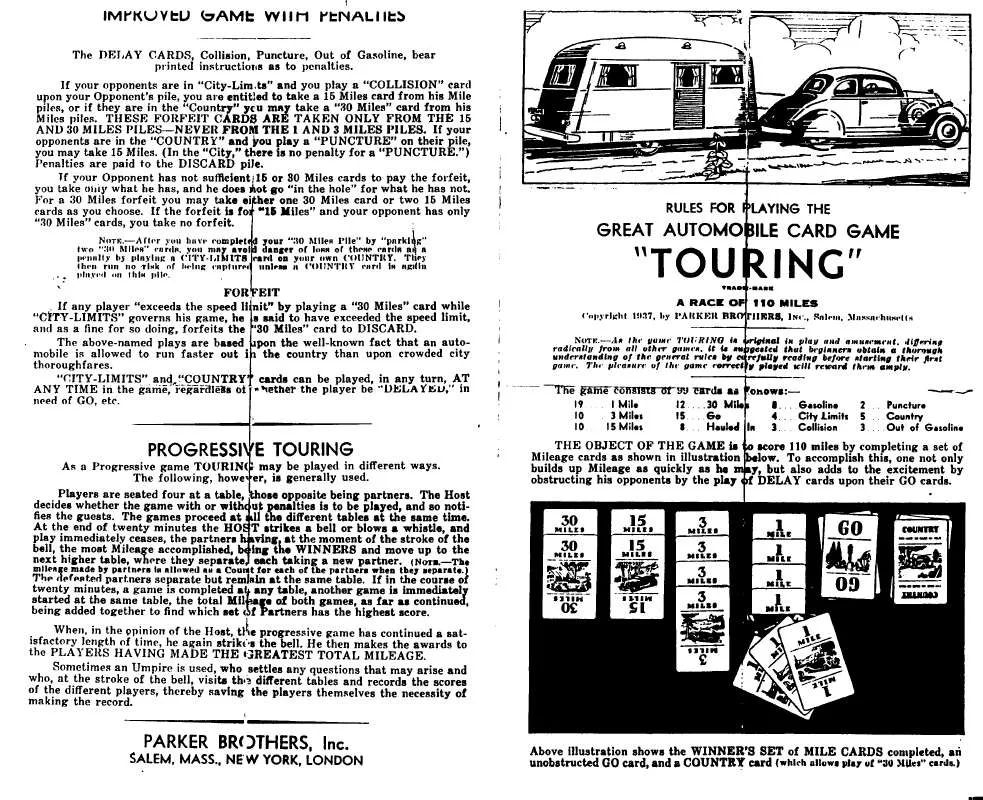 Mode d'emploi HASBRO TOURING 1937060