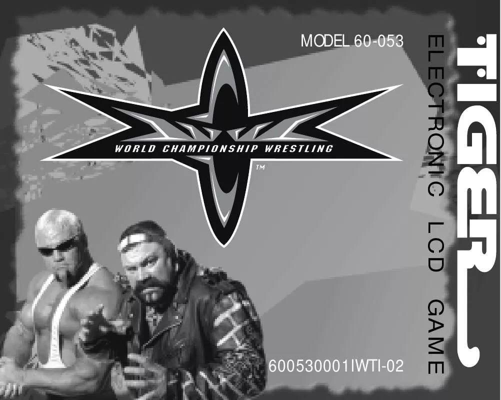 Mode d'emploi HASBRO WCW GRUDGE MATCH SCOTT STEINER VS. RICK STEINER