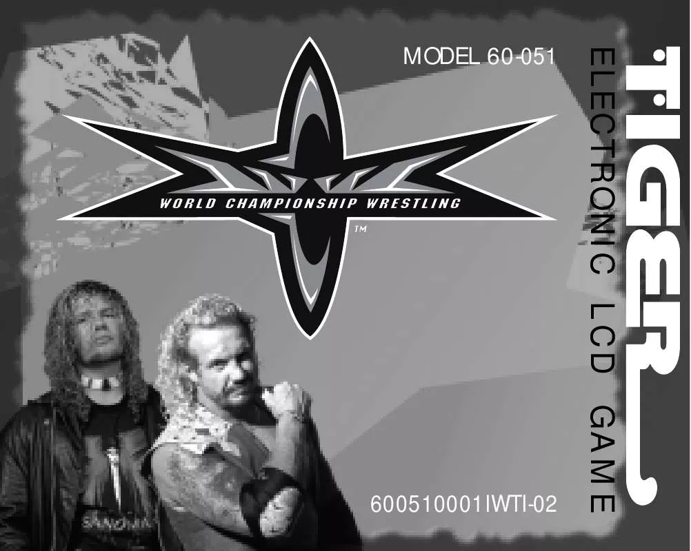 Mode d'emploi HASBRO WCW RAVEN VS. DIAMOND DALLAS
