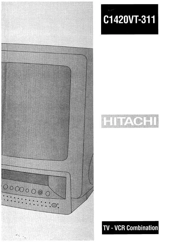 Mode d'emploi HITACHI C1420VT311