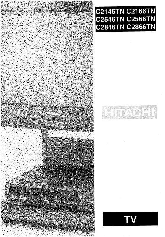 Mode d'emploi HITACHI C2546TN