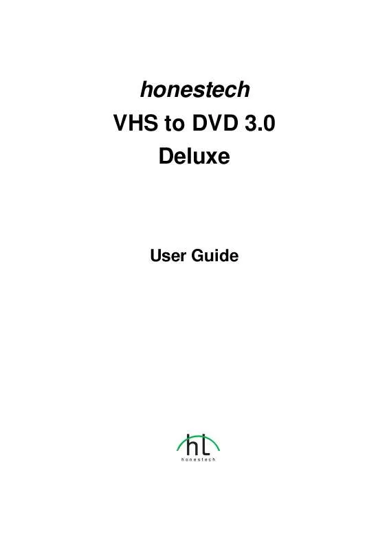Mode d'emploi HL HONESTECH VHS TO DVD 3.0