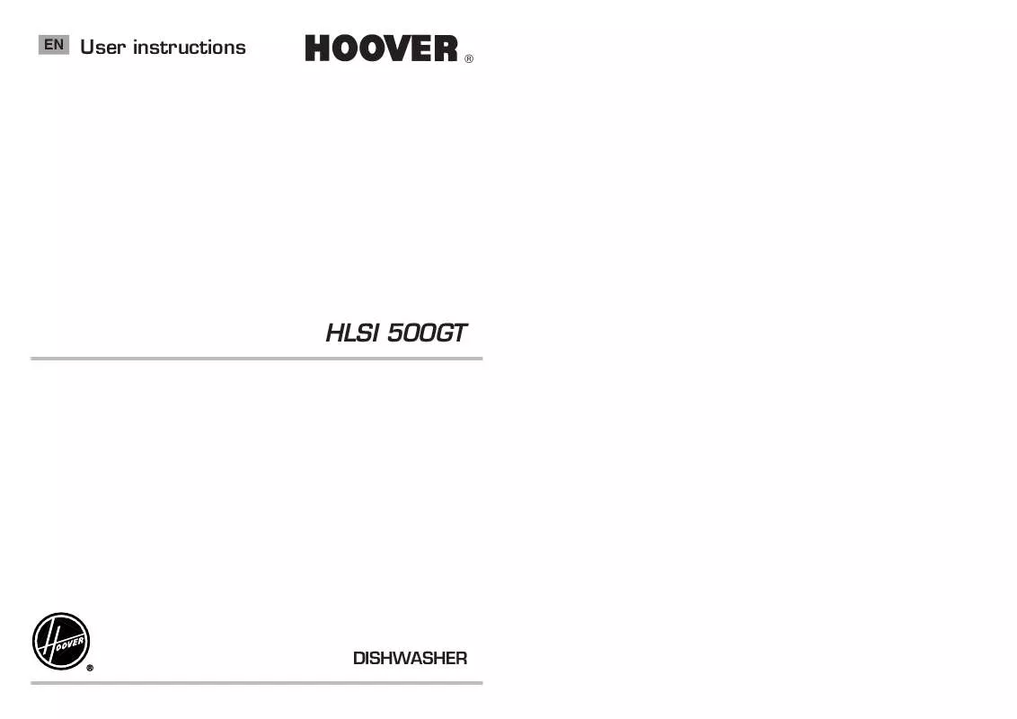 Mode d'emploi HOOVER HLSI 500GT