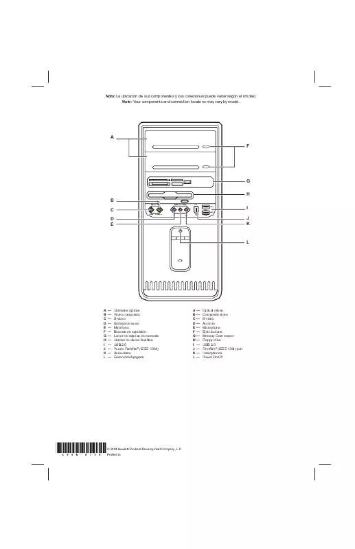 Mode d'emploi HP COMPAQ PRESARIO S7150