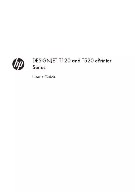Mode d'emploi HP DESIGNJET T520