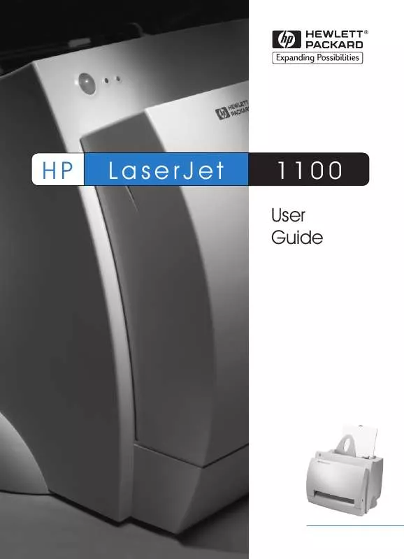 Mode d'emploi HP LASERJET 1100