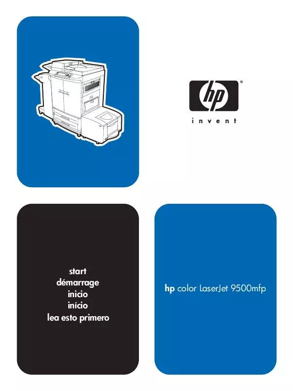 Mode d'emploi HP LASERJET 9500MFP