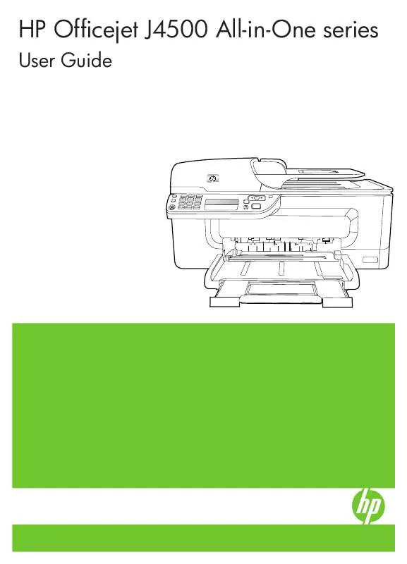 Mode d'emploi HP OFFICEJET J4000 ALL-IN-ONE