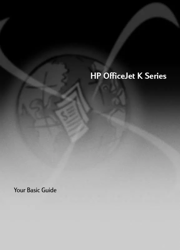 Mode d'emploi HP OFFICEJET K80