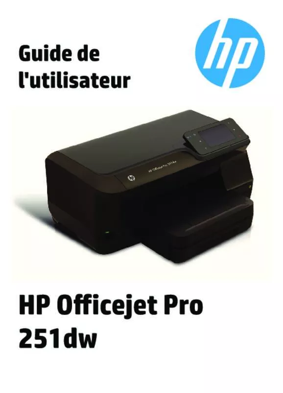 Mode d'emploi HP OFFICEJET PRO 251DW