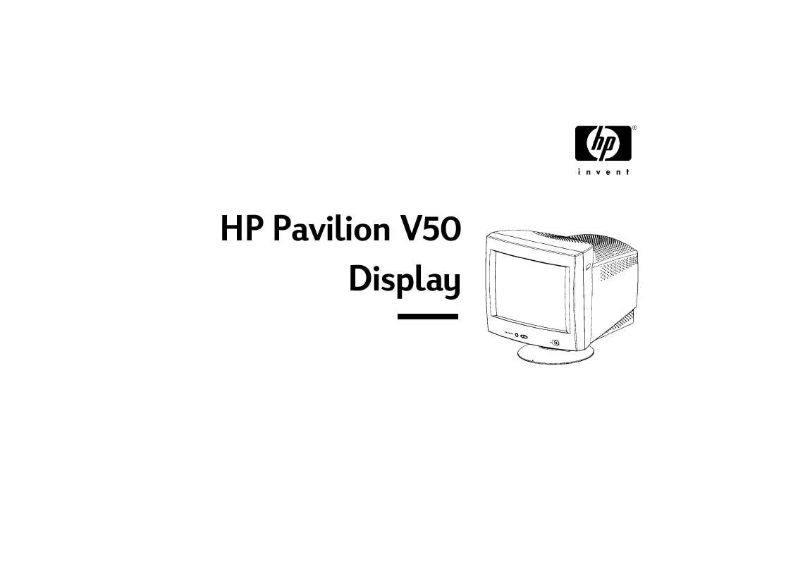 Mode d'emploi HP PAVILION V50