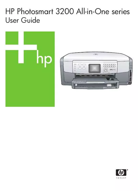 Mode d'emploi HP PHOTOSMART 3200 ALL-IN-ONE