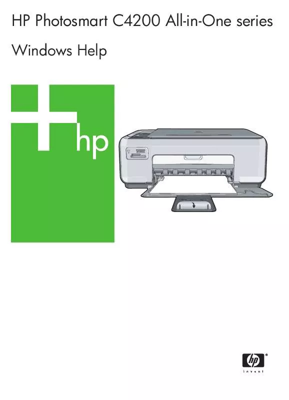 Mode d'emploi HP PHOTOSMART C4200 ALL-IN-ONE