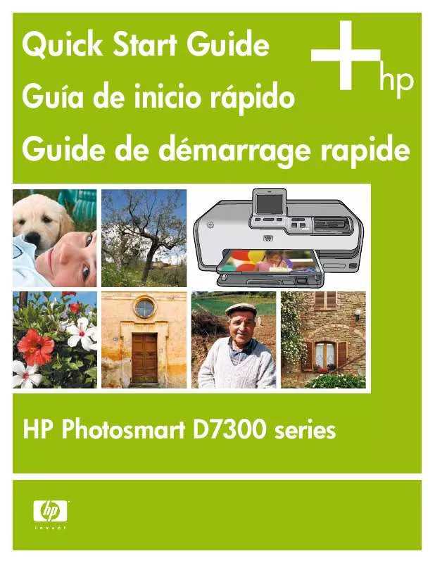 Mode d'emploi HP PHOTOSMART D7360