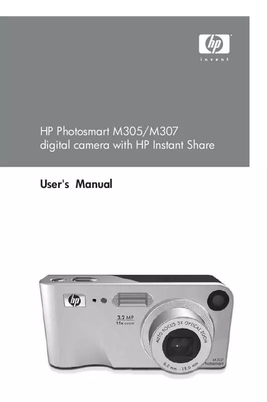 Mode d'emploi HP PHOTOSMART M307