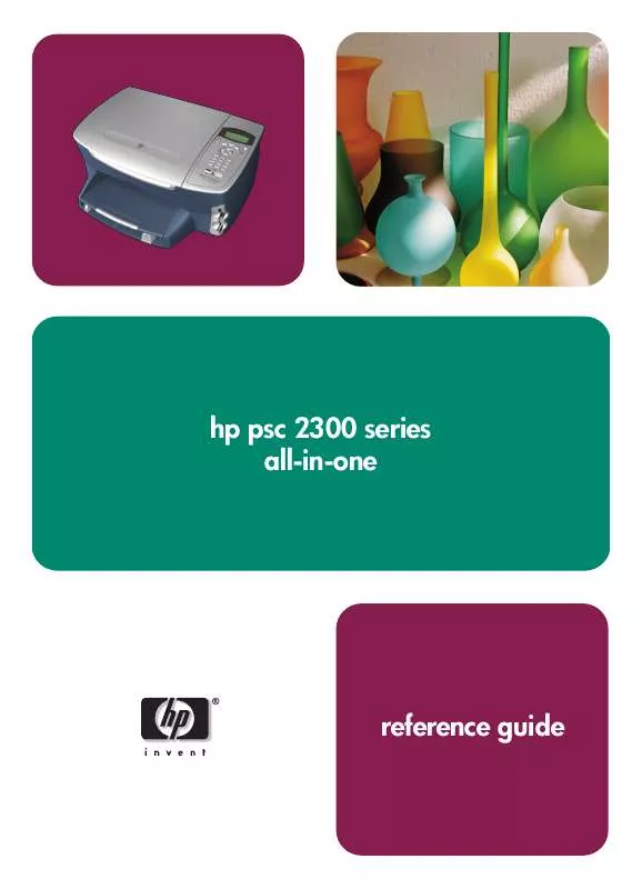Mode d'emploi HP PSC 2310 ALL-IN-ONE