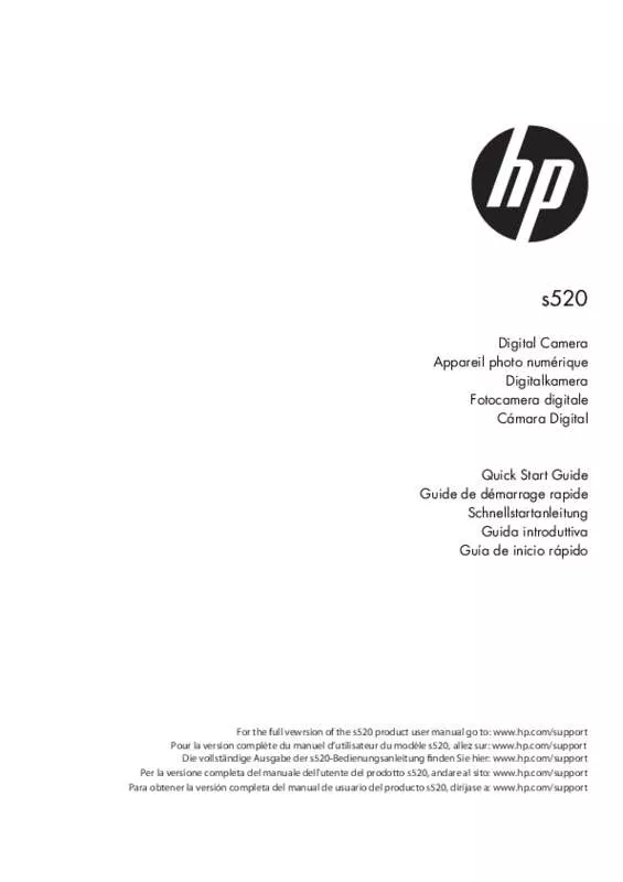 Mode d'emploi HP S520