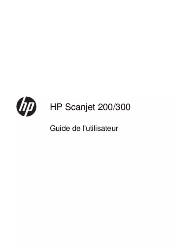 Mode d'emploi HP SCANJET 300 (L2733A)