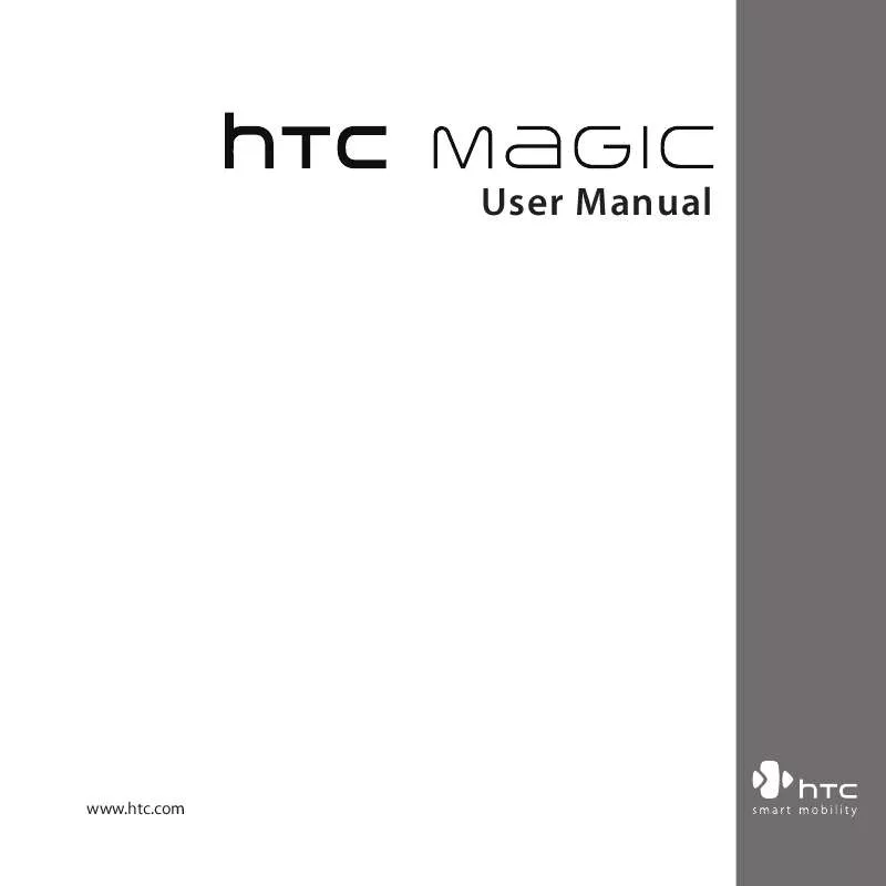 Mode d'emploi HTC MAGIC
