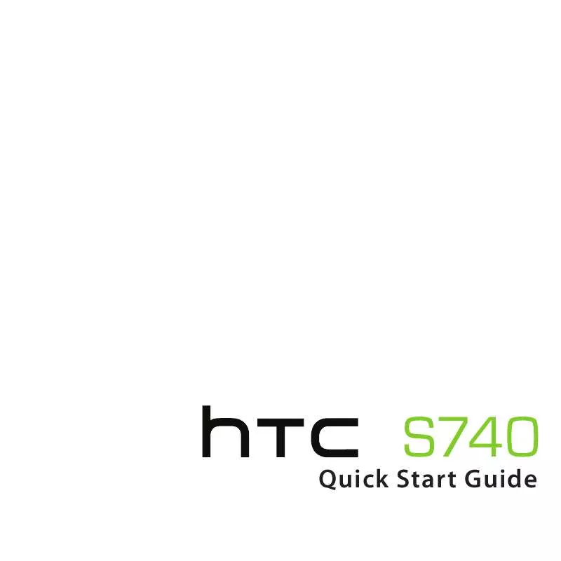 Mode d'emploi HTC S740