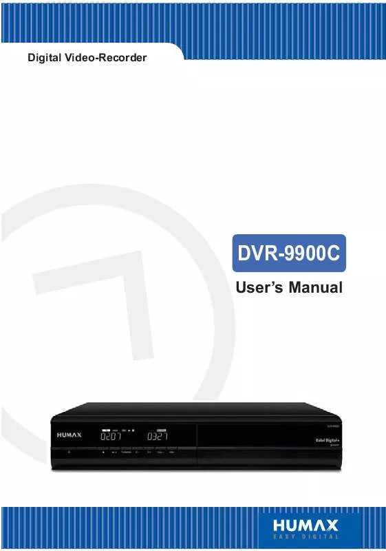 Mode d'emploi HUMAX DVR-9900C