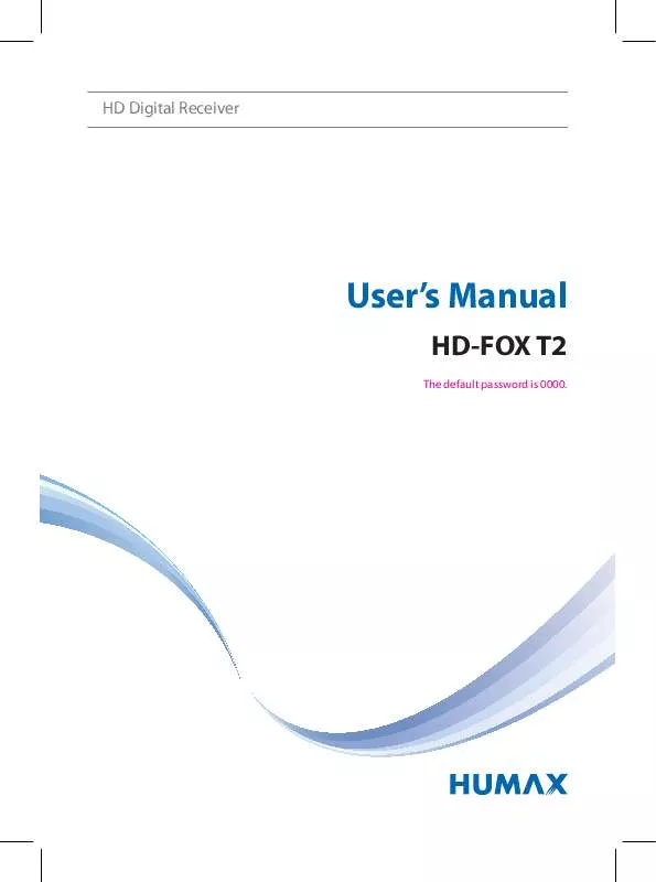 Mode d'emploi HUMAX HD-FOX T2