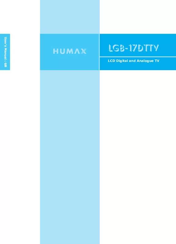 Mode d'emploi HUMAX LGB-17DTTV