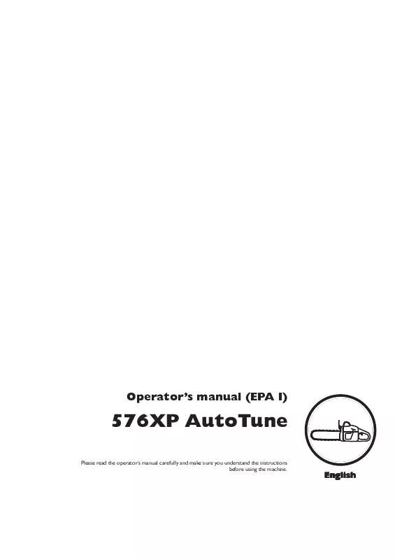 Mode d'emploi HUSQVARNA 576 XP AUTO TUNE EPA I