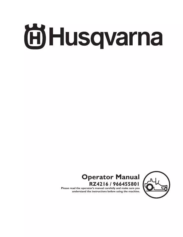 Mode d'emploi HUSQVARNA 966455801