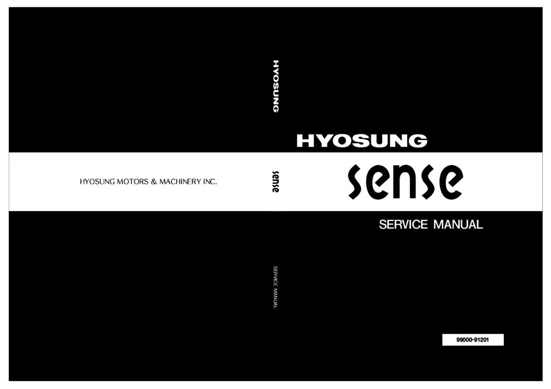 Mode d'emploi HYOSUNG SENSE SD50