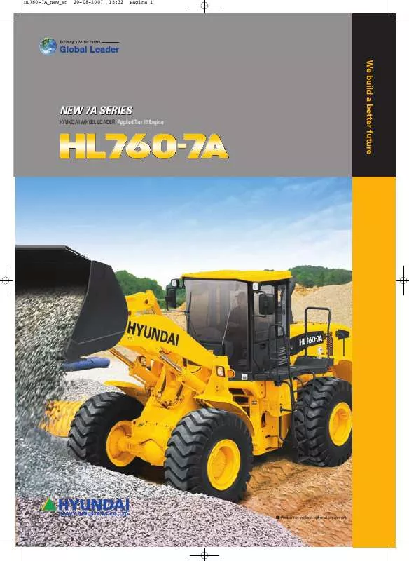 Mode d'emploi HYUNDAI HL760-7A