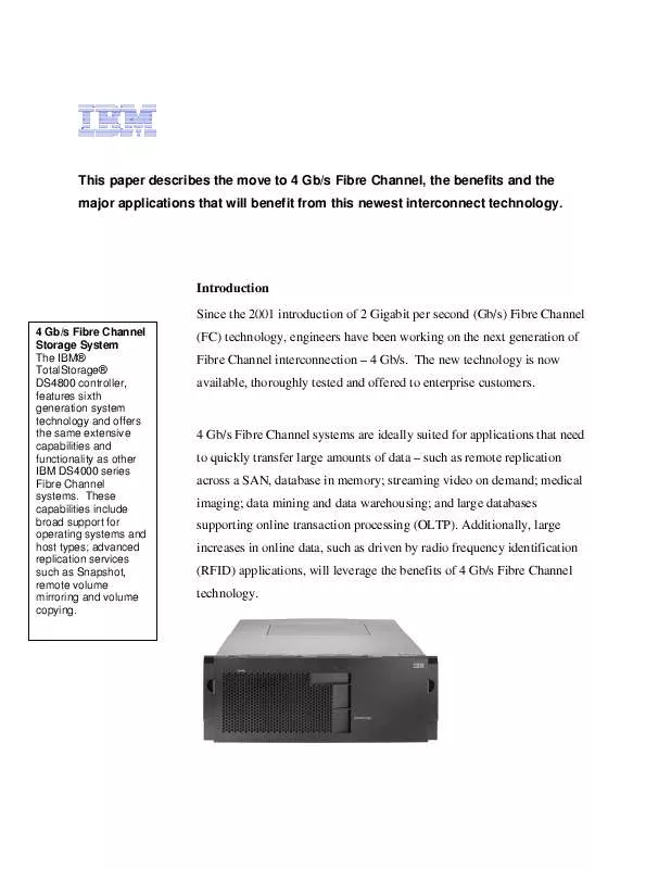 Mode d'emploi IBM DS4700 EXPRESS