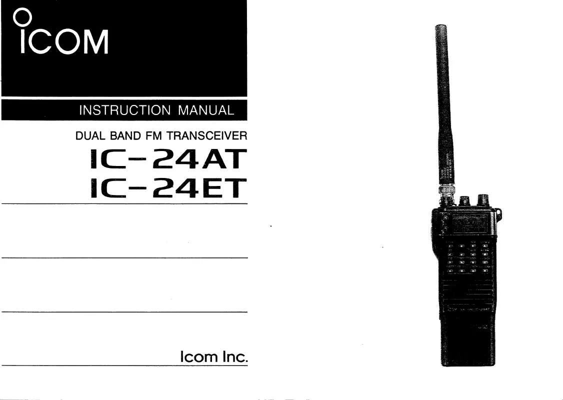 Mode d'emploi ICOM IC-24AT