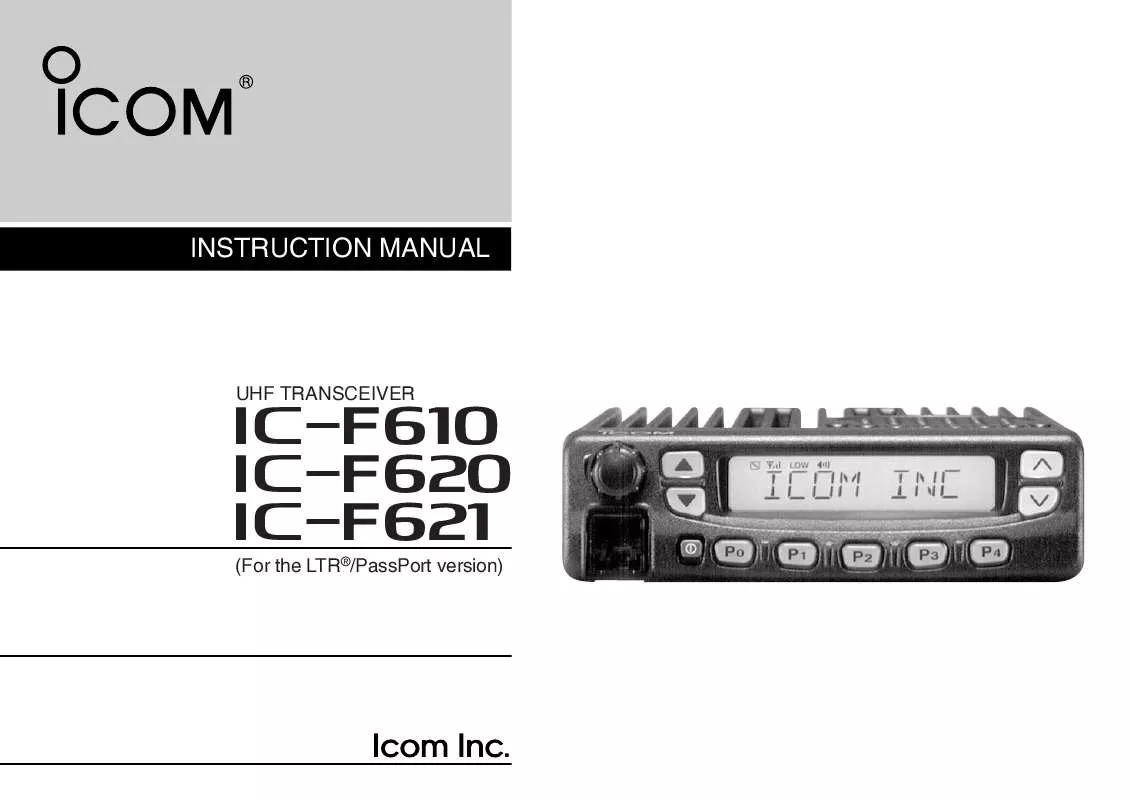 Mode d'emploi ICOM IC-F621-1