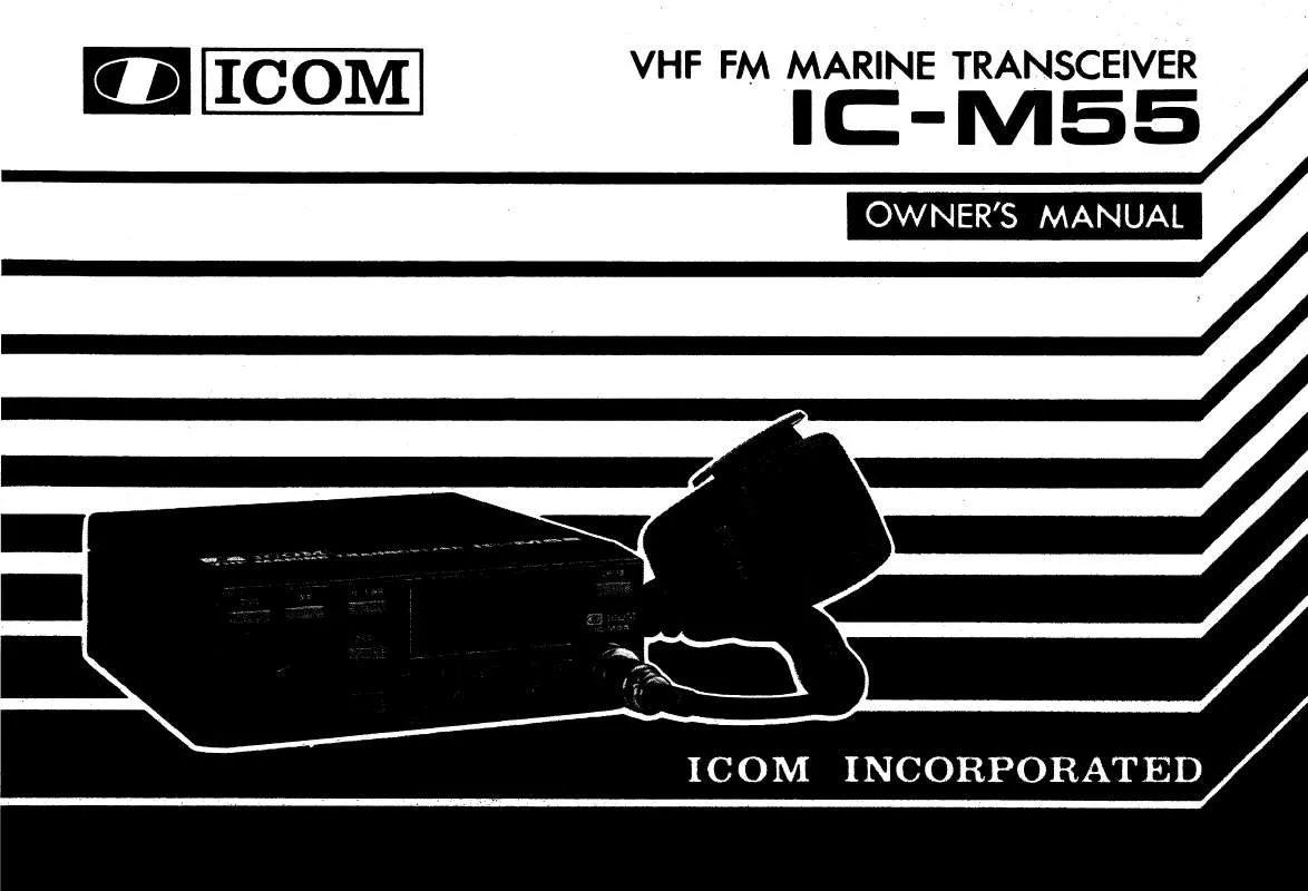 Mode d'emploi ICOM IC-M55
