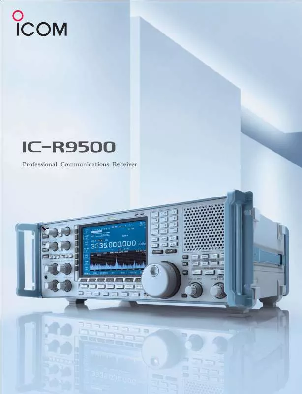 Mode d'emploi ICOM IC-R9500