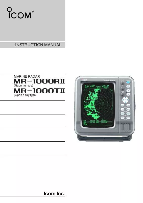 Mode d'emploi ICOM MR-1000RII
