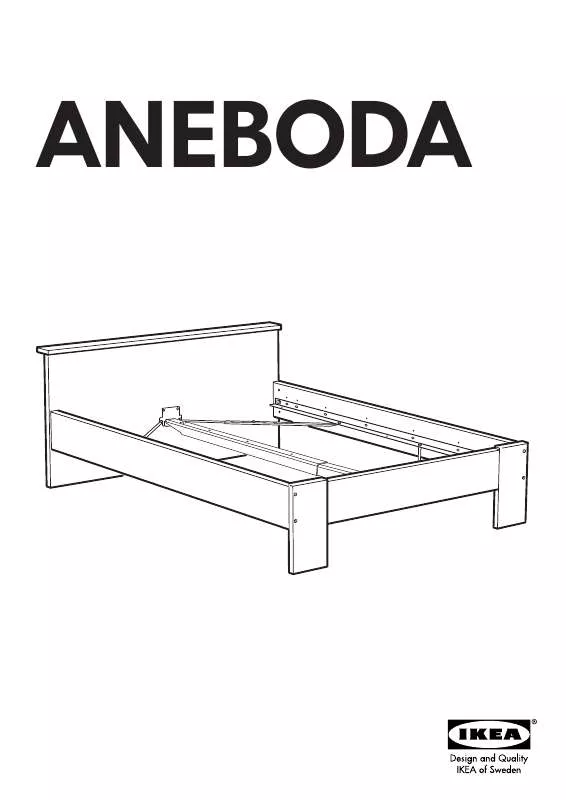 Mode d'emploi IKEA ANEBODA BED FRAME FULL